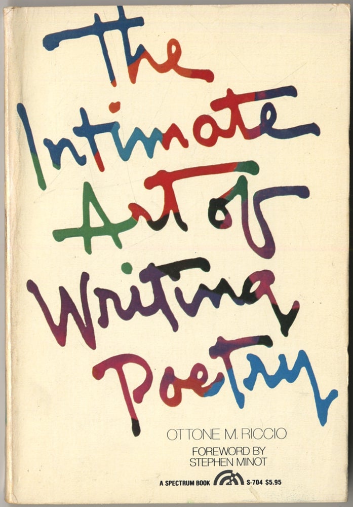 Item #412087 The Intimate Art of Writing Poetry. Ottone M. RICCIO.