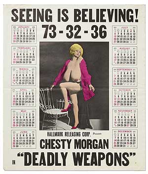 Item #412126 (Film Poster and Calendar): Seeing is Believing. 73-32-36. Hallmark Releasing Corp....