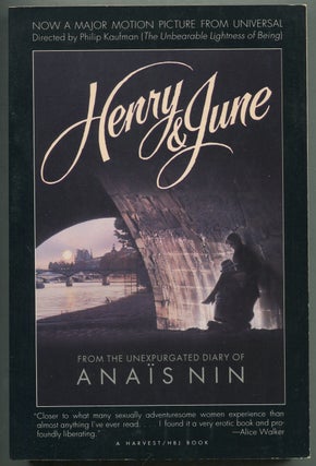 Item #412169 Henry and June: From the Unexpurgated Diary of Anaïs Nin. Anaïs NIN