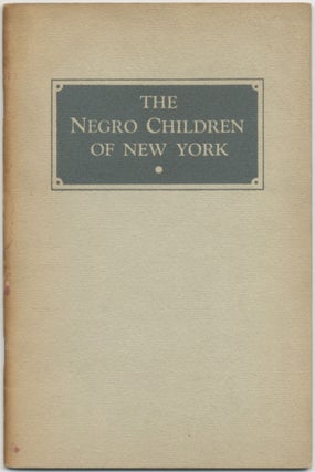 Item #412249 The Negro Children of New York. Owen R. LOVEJOY