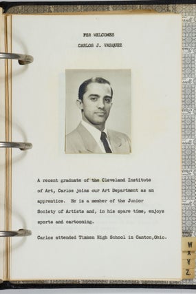Employee Directory of 1950s-Era Cleveland Advertising Agency