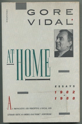 Item #412805 At Home: Essays 1982 - 1988. Gore VIDAL