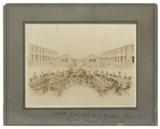 Item #412891 [Photograph]: 368th Infantry Band. May 1, 1918. A. Jack Thomas, Bandmaster