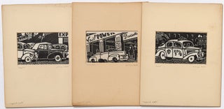 Archive of 1940s-Era Linocuts and Scratchboard Art