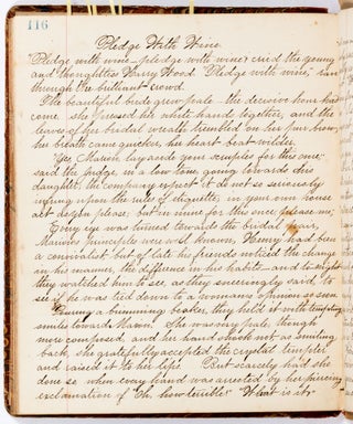 Nineteenth Century Commonplace Book with poetry, fiction, and memorials written in and about Gold Hill, Nevada