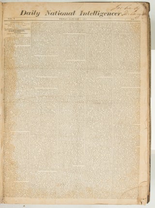Daily National Intelligencer, 1813–1868 (58 volumes)