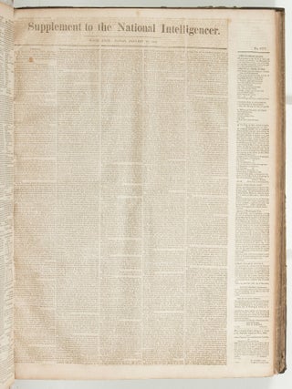 Daily National Intelligencer, 1813–1868 (58 volumes)