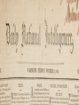 Daily National Intelligencer, 1813–1868 (58 volumes)
