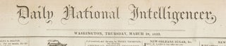 Daily National Intelligencer, 1813–1868 (58 volumes)