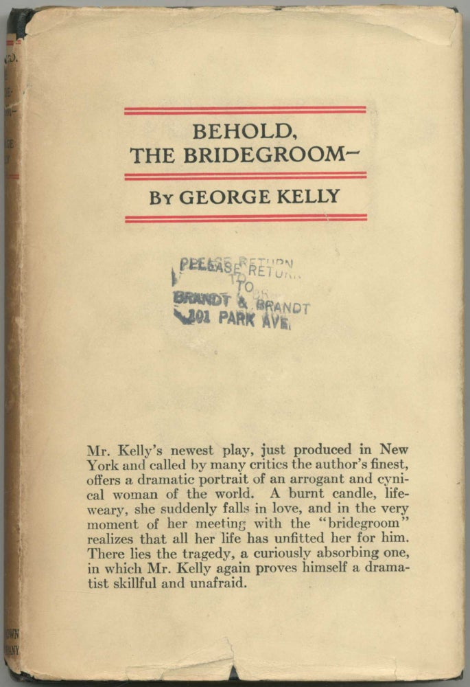 Item #413678 Behold, The Bridegroom. George KELLY.