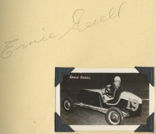 (Autograph album with photos): Midget Stock Car Drvier Autographs