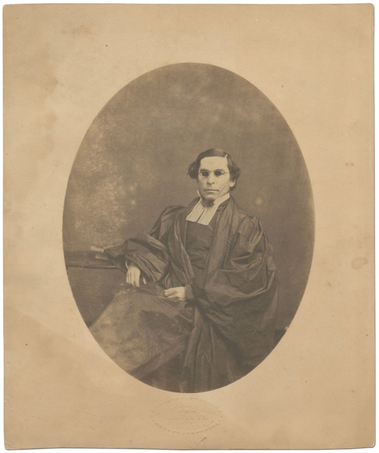 Item #413963 Photograph of a Blind or Sight-Impaired Clergyman