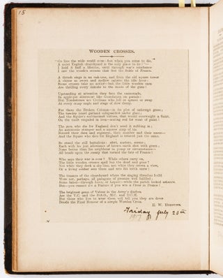 [Scrapbook]: World War I Poetry