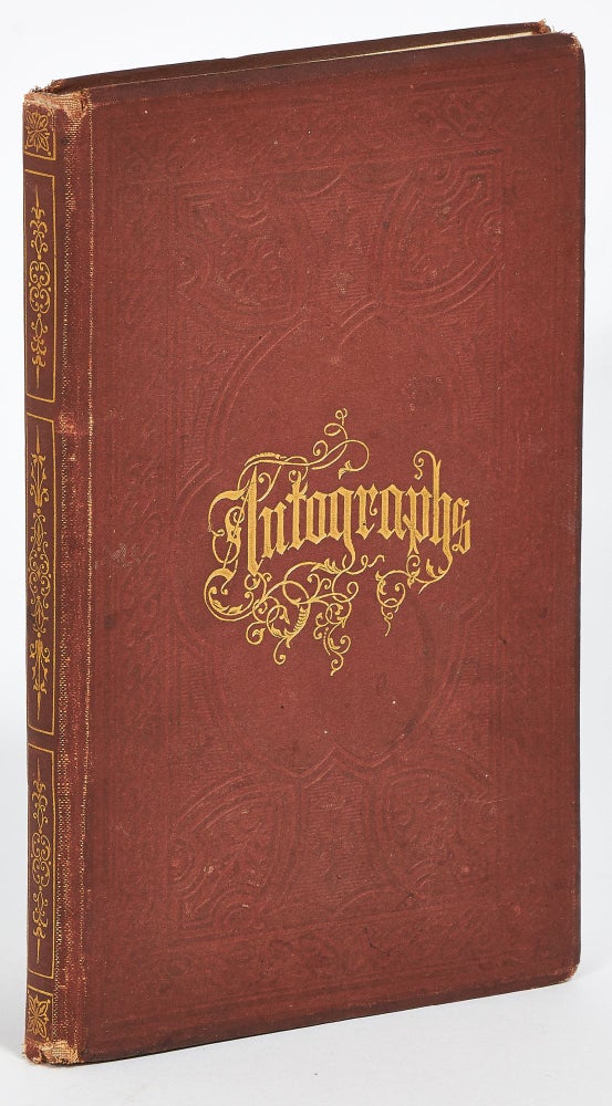 Item #414305 (Friendship album): Autographs. Exeter, New Hampshire. 1875-1876. Mary A. LIVERMORE, Theodore Tilton.