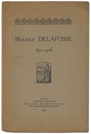 Item #414599 Maurice Delafosse 1870-1926