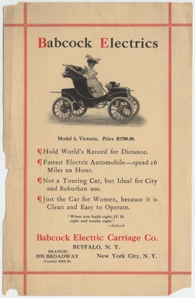 Item #414944 (Flyer): Babcock Electrics