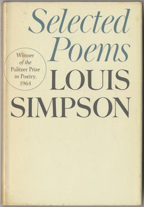 Item #415038 Selected Poems. Louis SIMPSON