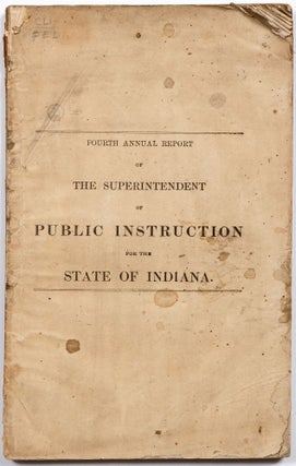 Item #415567 Fourth Annual Report of the Superintendent of Public Instruction for the State of...