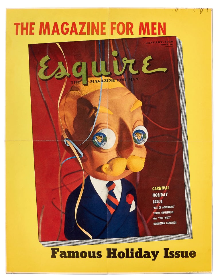 Item #415696 (Poster): Esquire: The Magazine for Men. Famous Holiday Issue. 1950