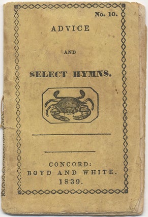 Item #415702 Advice and Select Hymns, for the Instruction of Little Children. Seventh Series. No. 10