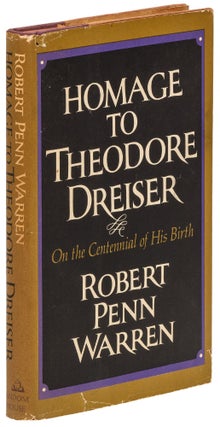 Item #415704 Homage to Theodore Dreiser. Robert Penn WARREN