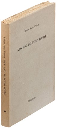 Item #415707 New and Selected Poems: 1960 - 1985. Robert Penn WARREN