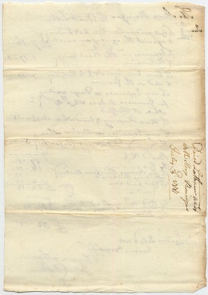 Holograph Pay Account of Captain David Latham of the Sloop Ranger (or Rainger). July 3, 1777