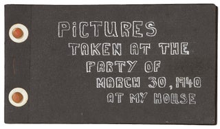 Item #416267 [Photo Album]: "Pictures Taken at the Party of March 30, 1940 at my House"