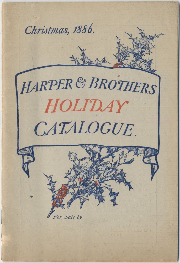 Item #416325 Harper & Brothers Holiday Catalogue. Christmas, 1886