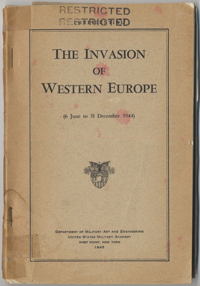 Item #416446 (Cover title): The Invasion of Western Europe 6 June to 31 December 1941