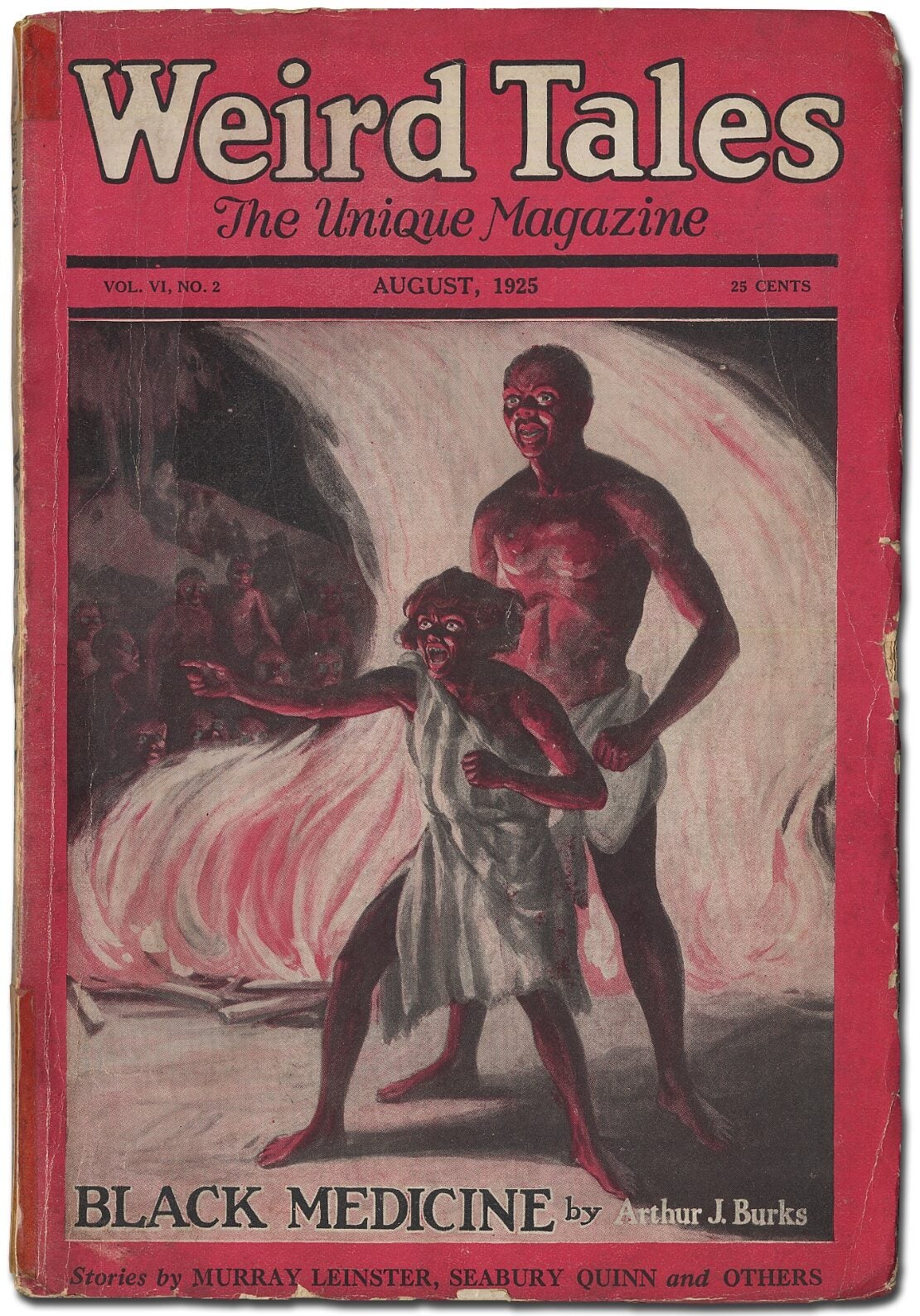Pulp magazine : Weird Tales – August 1925 | Robert E. HOWARD