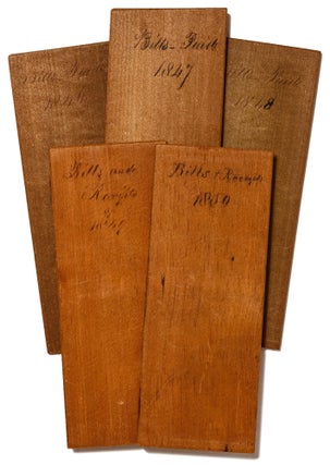 Item #416746 Wooden File Dividers 1846-1850