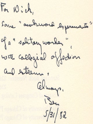 Nowhere But Light. Poems: 1964-1969