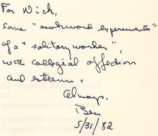 Nowhere But Light. Poems: 1964-1969