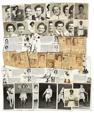 Item #417495 Photos and Ephemera Related to the Peoria Redwings of the All-American Girls...