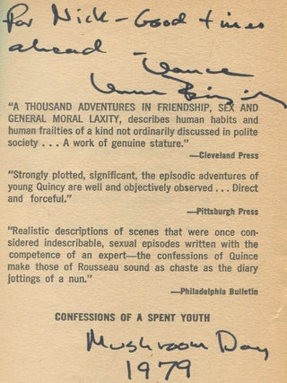 Confessions of a Spent Youth