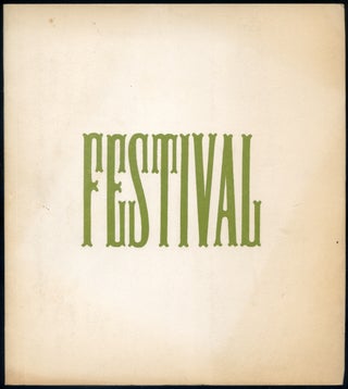 Item #417760 Spring Poetry Festival at Wesleyan 1960