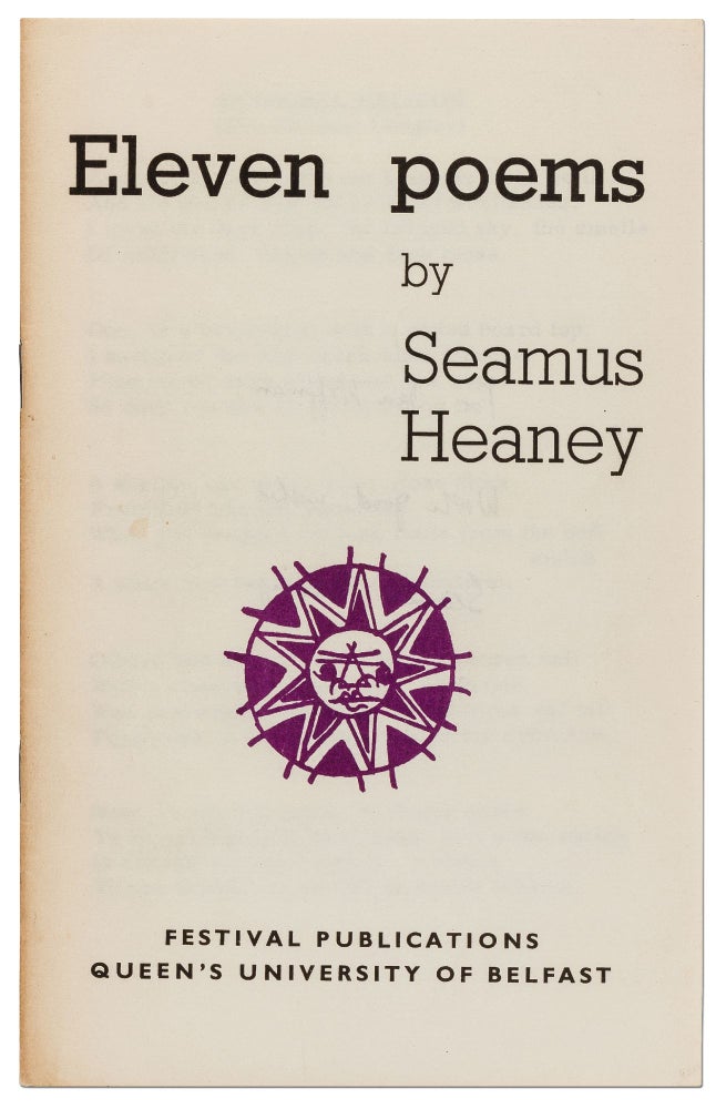 Item #417886 Eleven Poems. Seamus HEANEY.