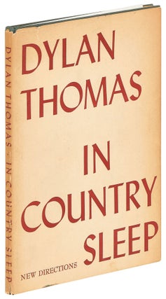 Item #417909 In Country Sleep. Dylan THOMAS