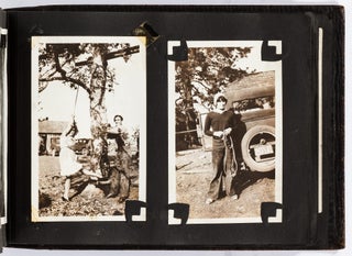(Photo album): Photographs of a Family Traveling and Living near the Canadian Border