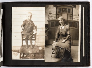 (Photo album): Photographs of a Family Traveling and Living near the Canadian Border