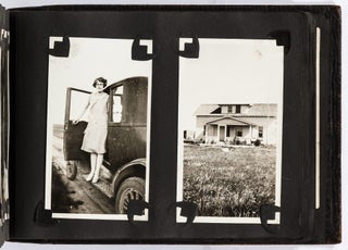 (Photo album): Photographs of a Family Traveling and Living near the Canadian Border