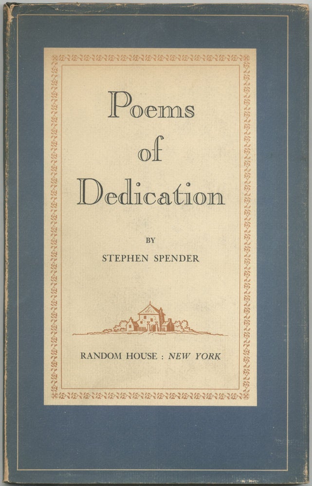 Item #418221 Poems of Dedication. Stephen SPENDER.