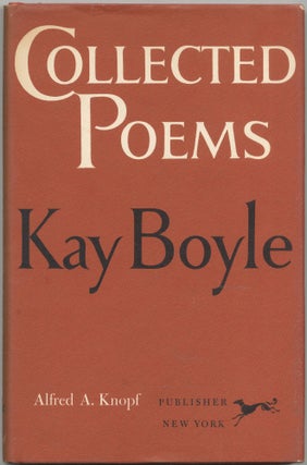Item #418240 Collected Poems. Kay BOYLE