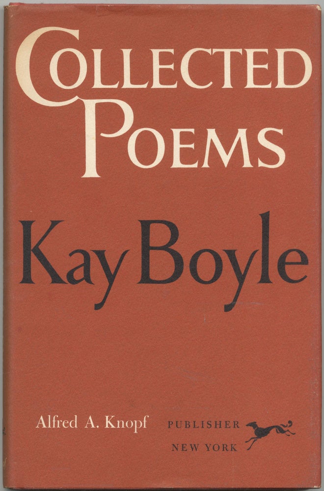Item #418240 Collected Poems. Kay BOYLE.
