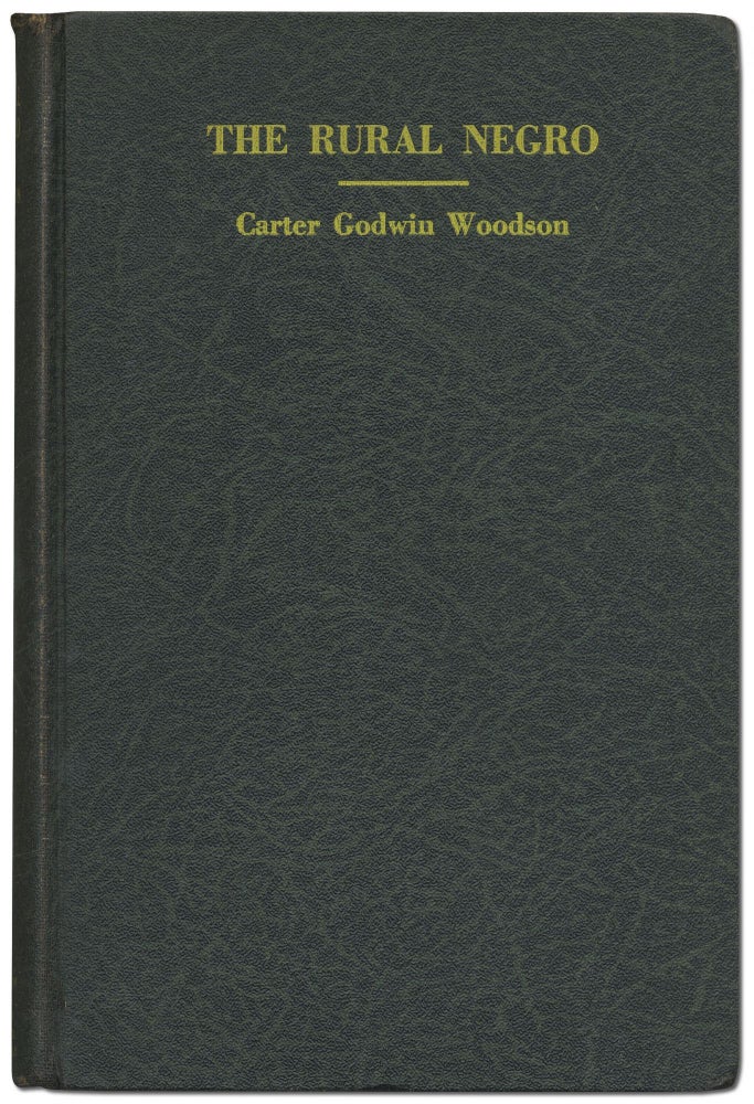 Item #418387 The Rural Negro. Carter Godwin WOODSON.