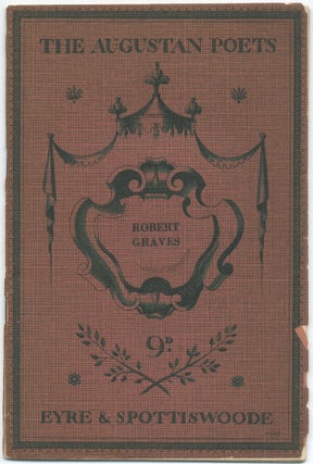 Item #418434 The Augustan Poets: Robert Graves. Robert GRAVES