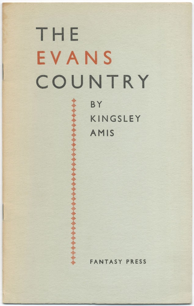 Item #418437 The Evans Country. Kingsley AMIS.
