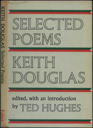 Item #418597 Selected Poems. Keith DOUGLAS, Ted HUGHES