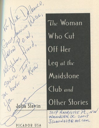 The Woman Who Cut Off Her Leg at the Maidstone Club and Other Stories